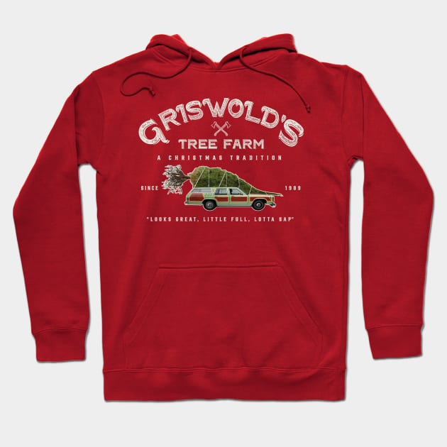 Griswold's Tree Farm Dks Hoodie by Alema Art